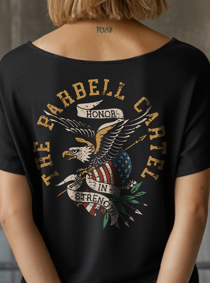 Honor in Strength Street Cut T-Shirt - Black