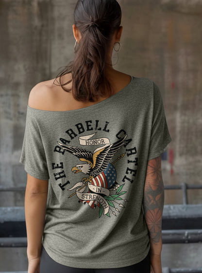 Honor in Strength Street Cut T-Shirt - Stone