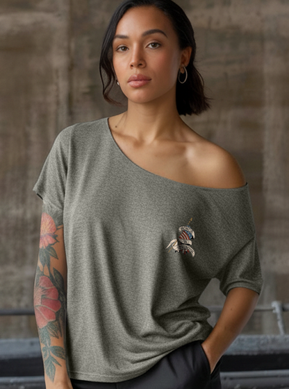 Honor in Strength Street Cut T-Shirt - Stone