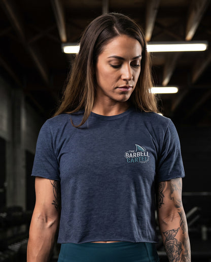 Killer Gainz 2.0 Hand Cut Crop -  Heather Navy