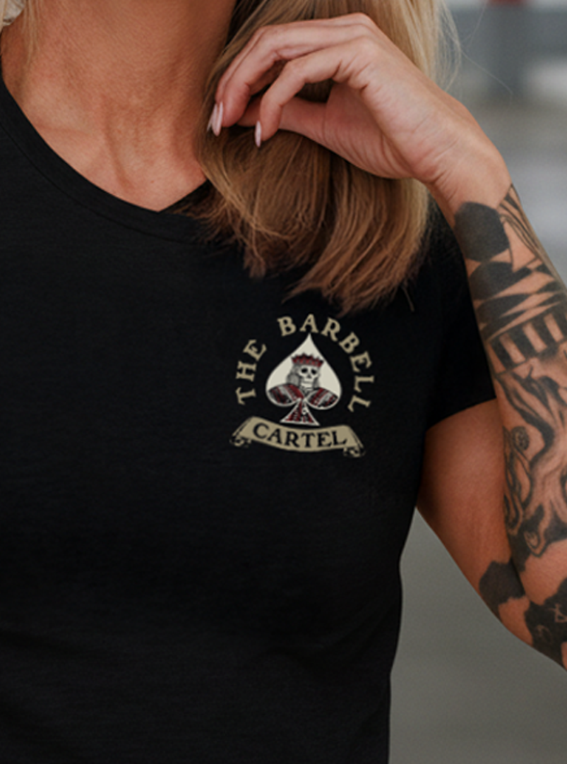 Pocket Ace Crop T-Shirt - Black