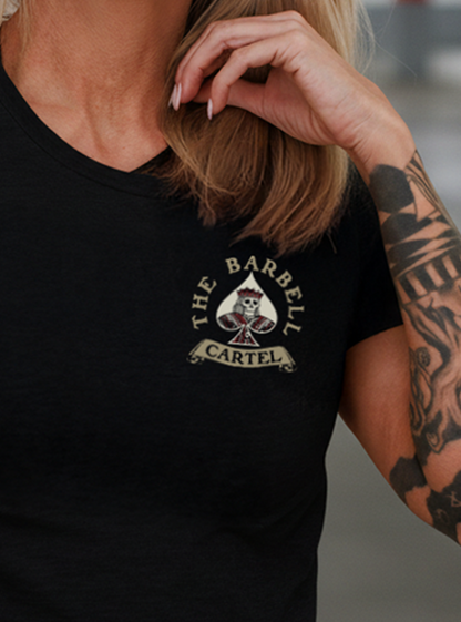 Pocket Ace Crop T-Shirt - Black