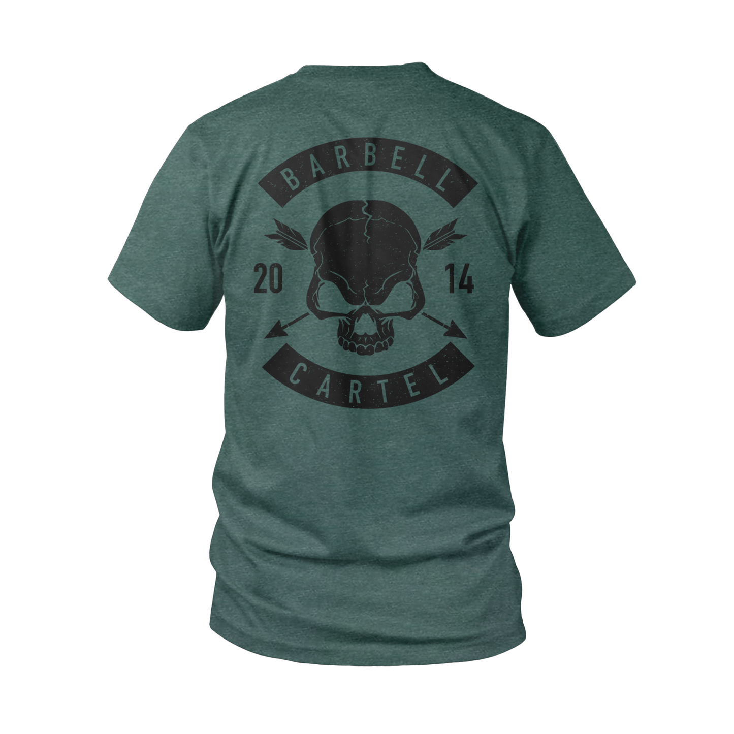 Skull & Arrow T-Shirt - Heather Forest Green (Limited Edition)