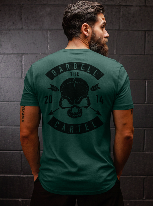 Skull & Arrow T-Shirt - Heather Forest Green (Limited Edition)