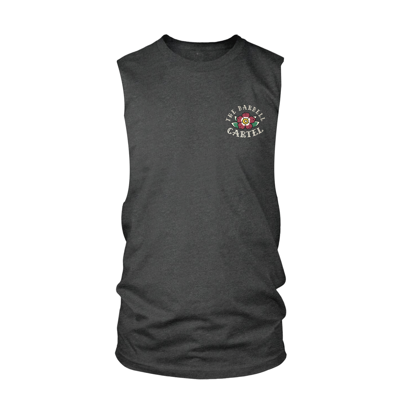 Million Dollar Baby Cut-Off Tank - Charcoal