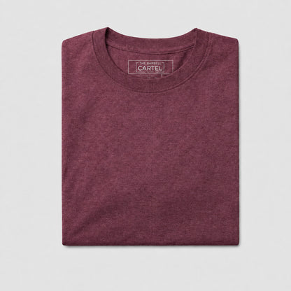 Foundation T-Shirt – Heather Maroon