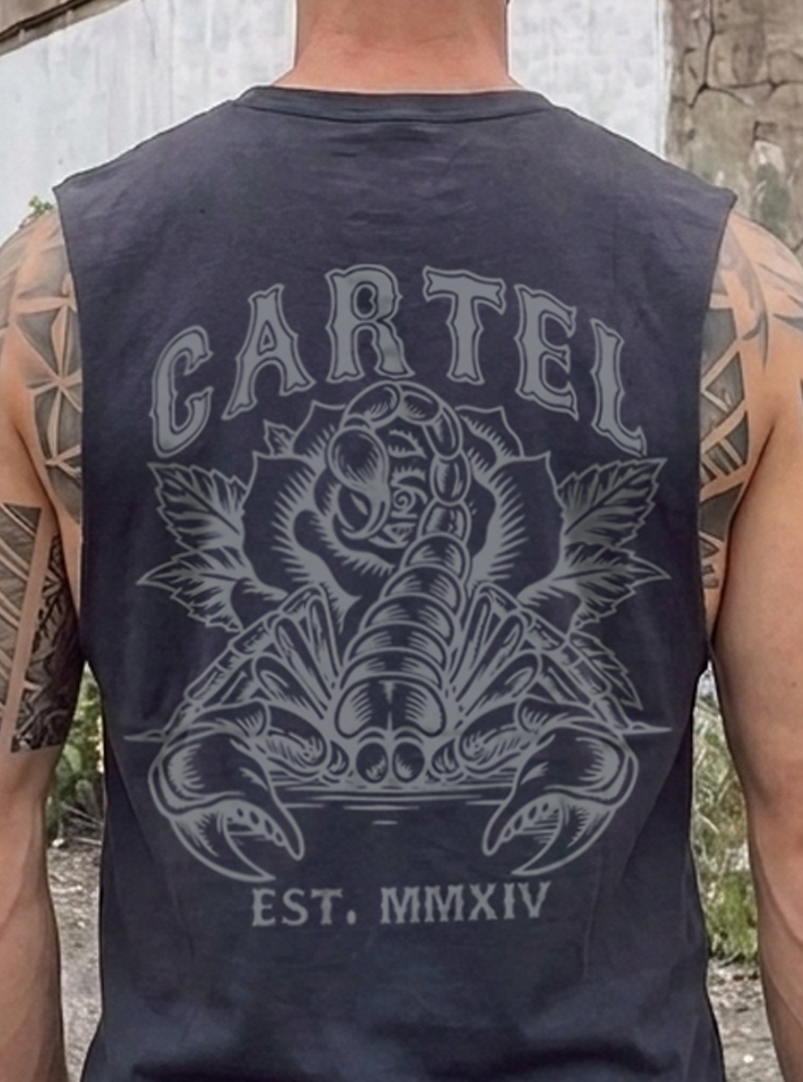 Death Grip Cut-Off Tank - Midnight