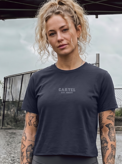 Death Grip Hand Cut Crop - Midnight
