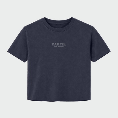 Death Grip Hand Cut Crop - Midnight