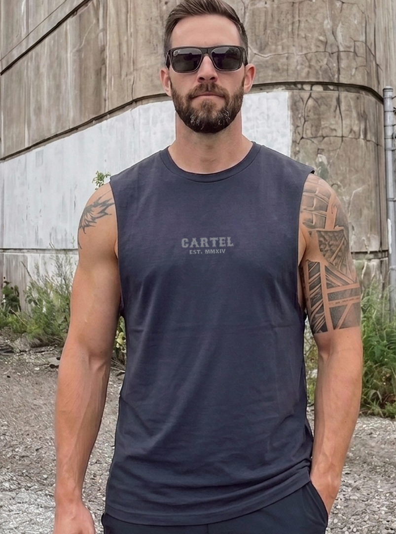 Death Grip Cut-Off Tank - Midnight