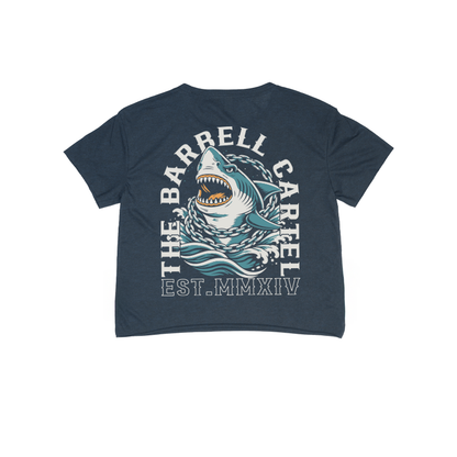 Killer Gainz 2.0 Hand Cut Crop -  Heather Navy