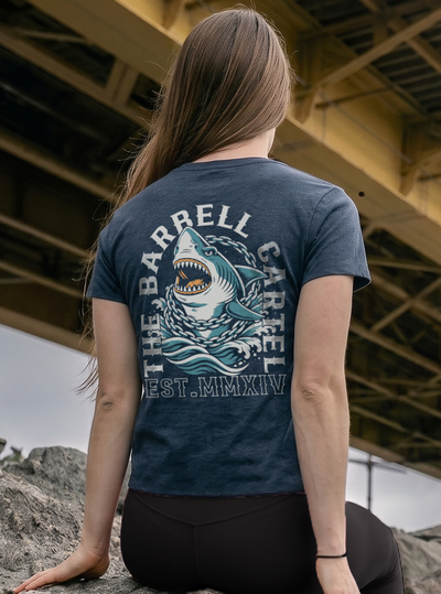 Killer Gainz 2.0 Hand Cut Crop -  Heather Navy
