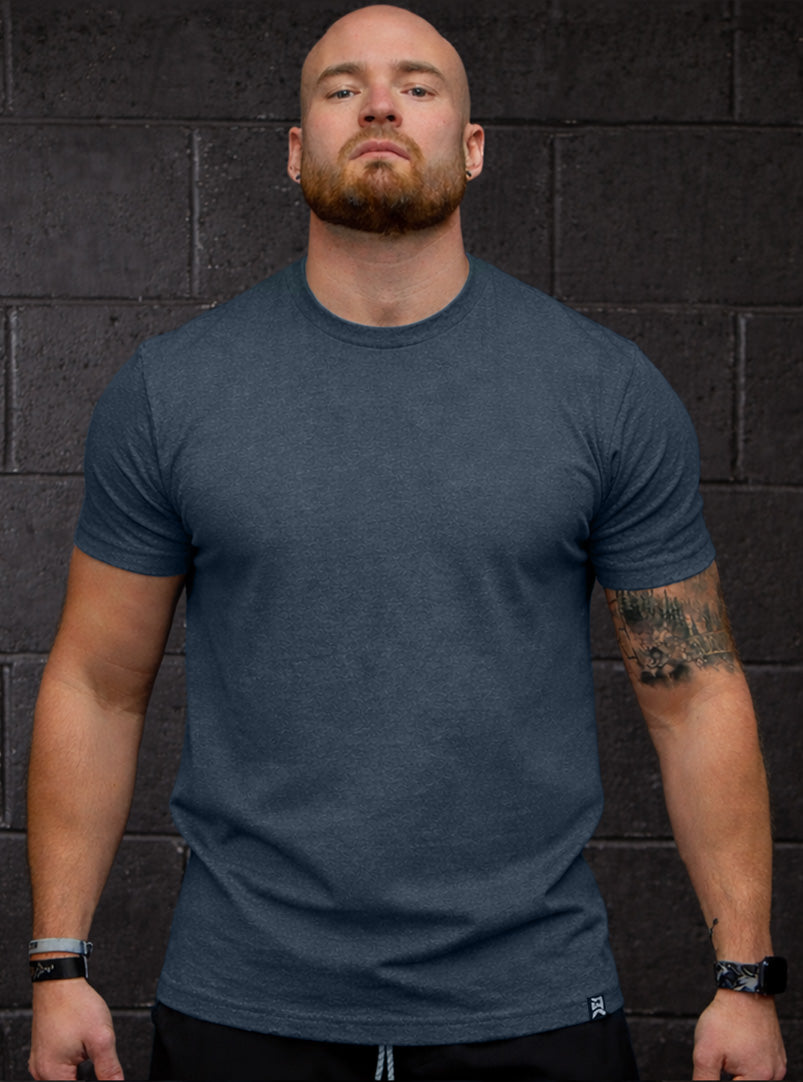 Foundation T-Shirt – Heather Navy