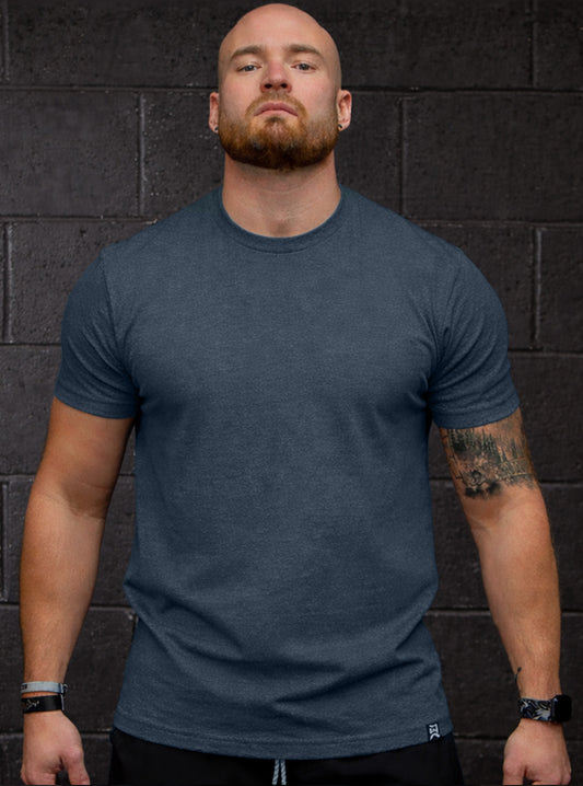 Foundation T-Shirt – Heather Navy