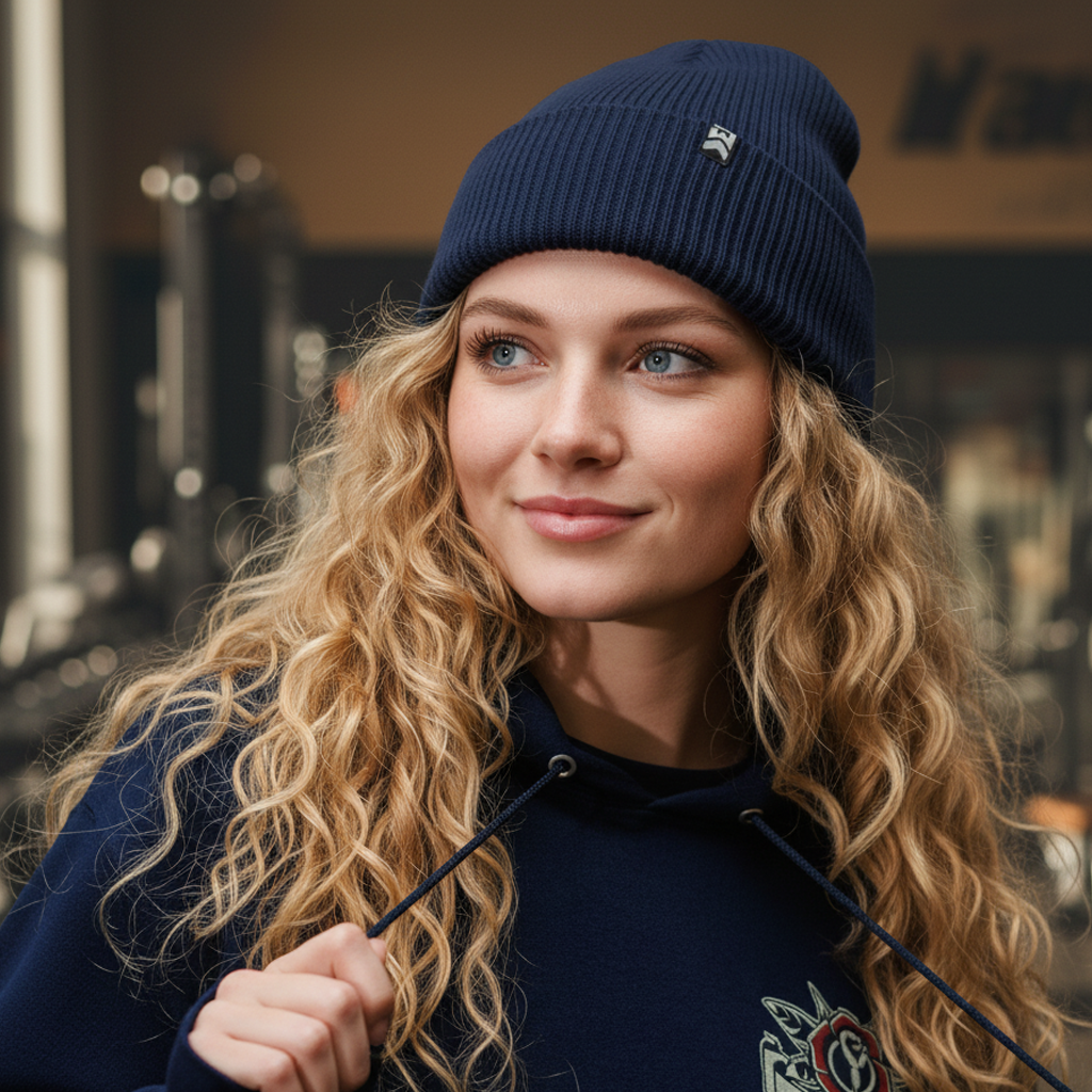 Classic Knit Beanie - Navy