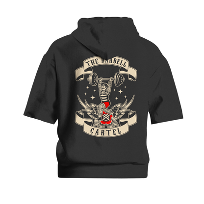 Old School Pump Cut Hoodie - Black