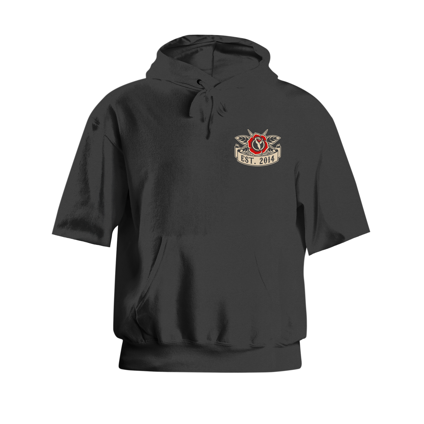 Old School Pump Cut Hoodie - Black
