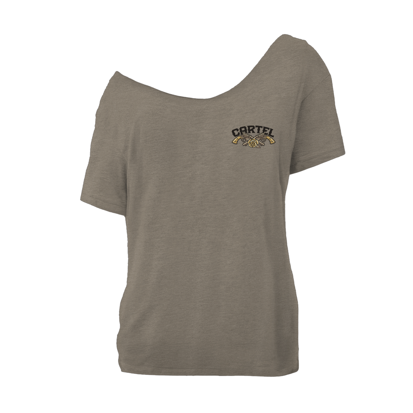 Outlaw Street Cut T-Shirt - Warm Grey