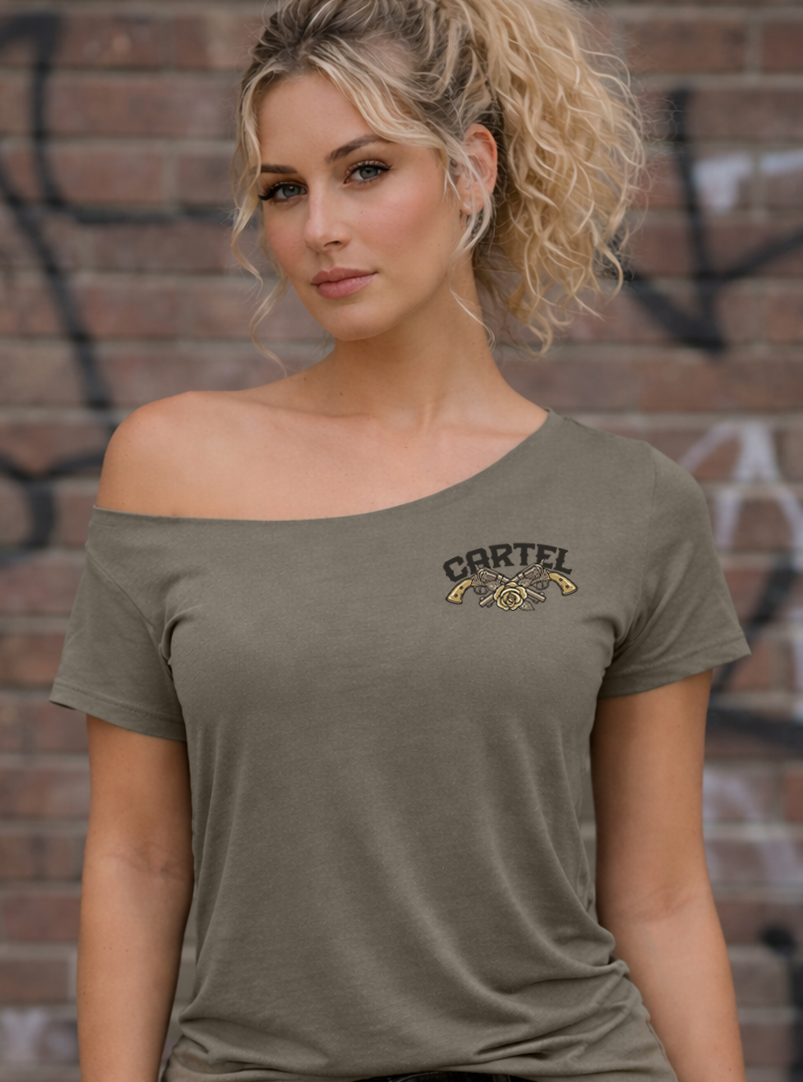 Outlaw Street Cut T-Shirt - Warm Grey