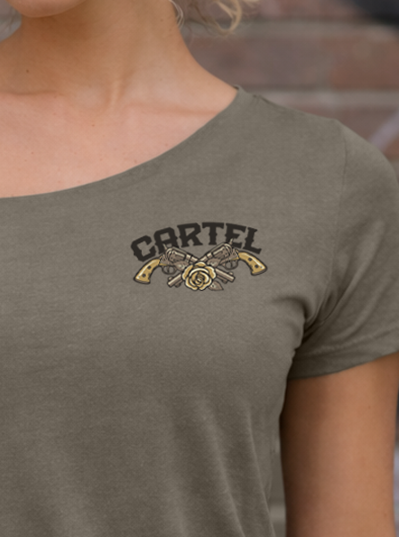 Outlaw Street Cut T-Shirt - Warm Grey