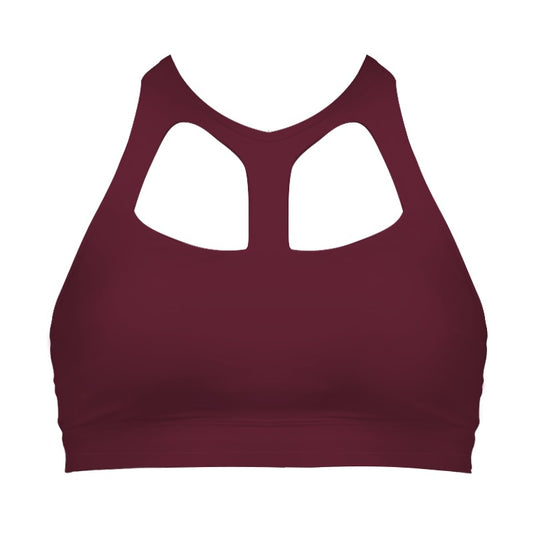 Matrix Sports Bra - Crimson