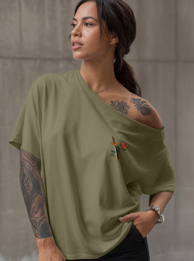 Pirates Street Cut T-Shirt - Military