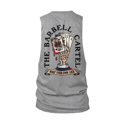 Pocket Ace Cut-Off Tank - Dark Heather Grey (Limited edition)