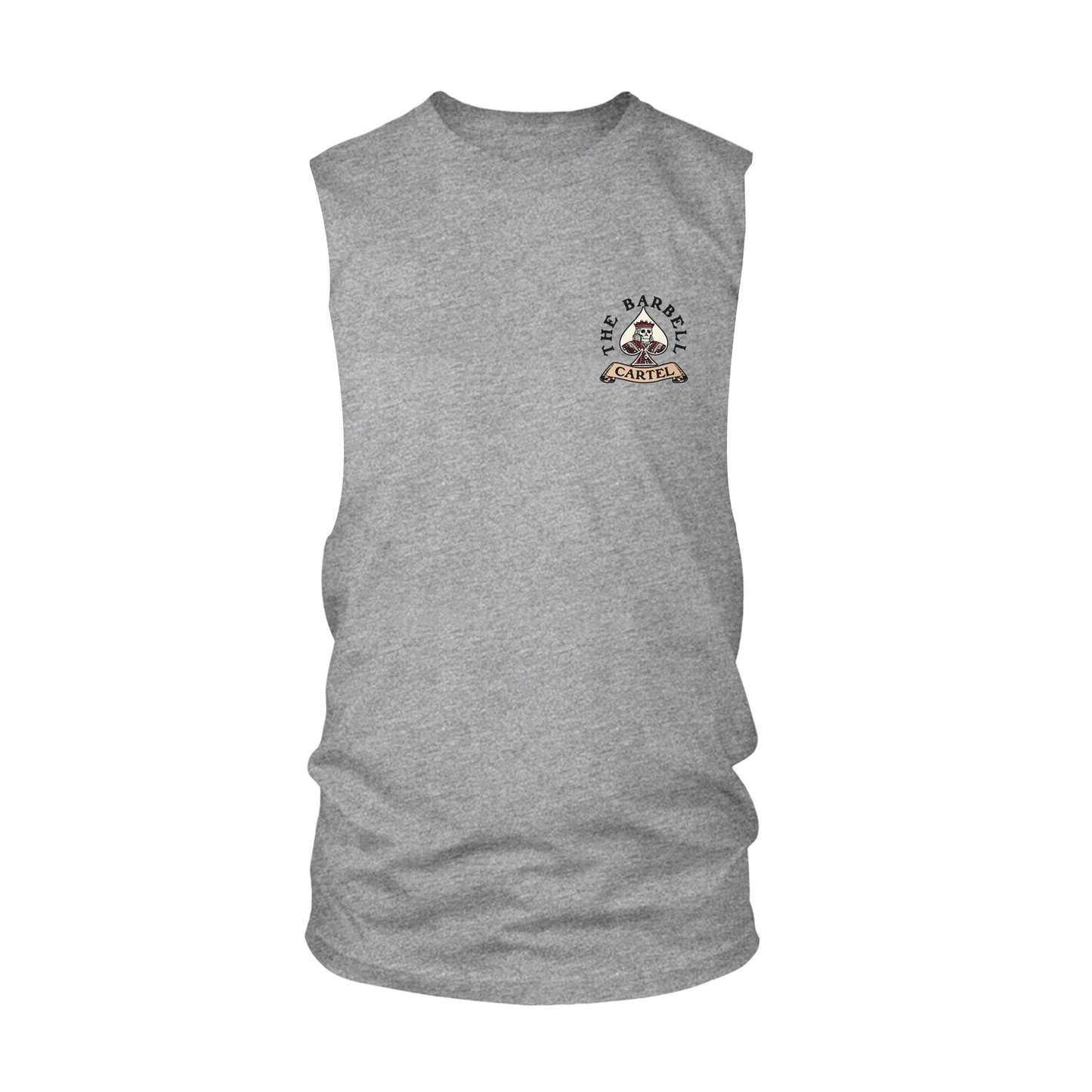 Pocket Ace Cut-Off Tank - Dark Heather Grey (Limited edition)
