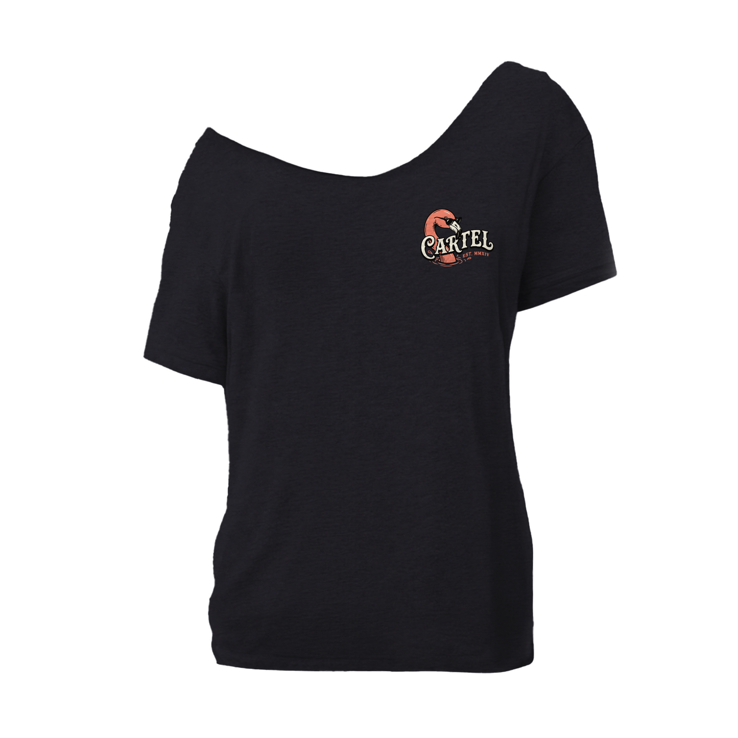 Poolside Paradise Street Cut T-Shirt - Black