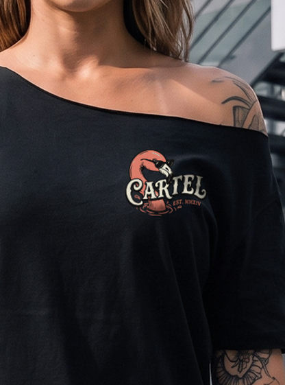Poolside Paradise Street Cut T-Shirt - Black