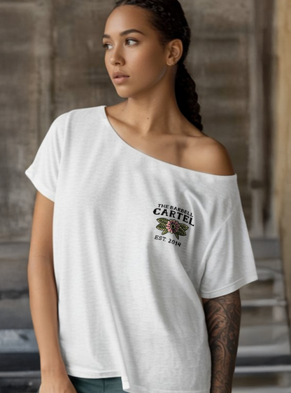 Raven Street Cut T-Shirt - White