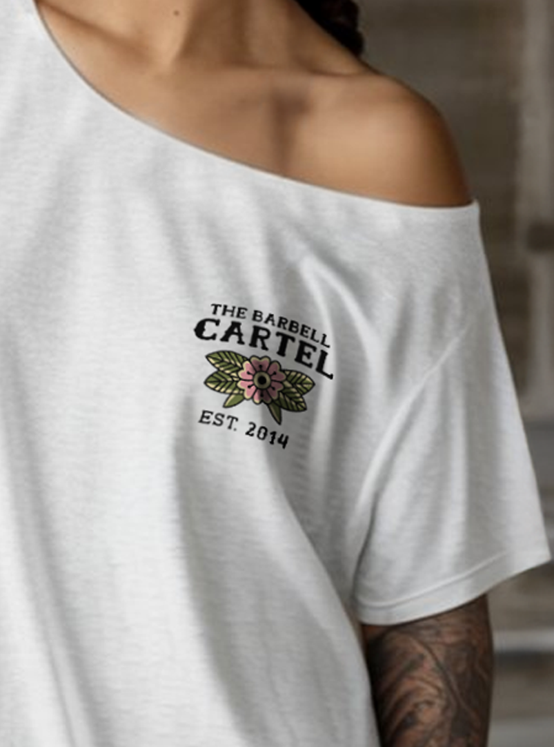 Raven Street Cut T-Shirt - White