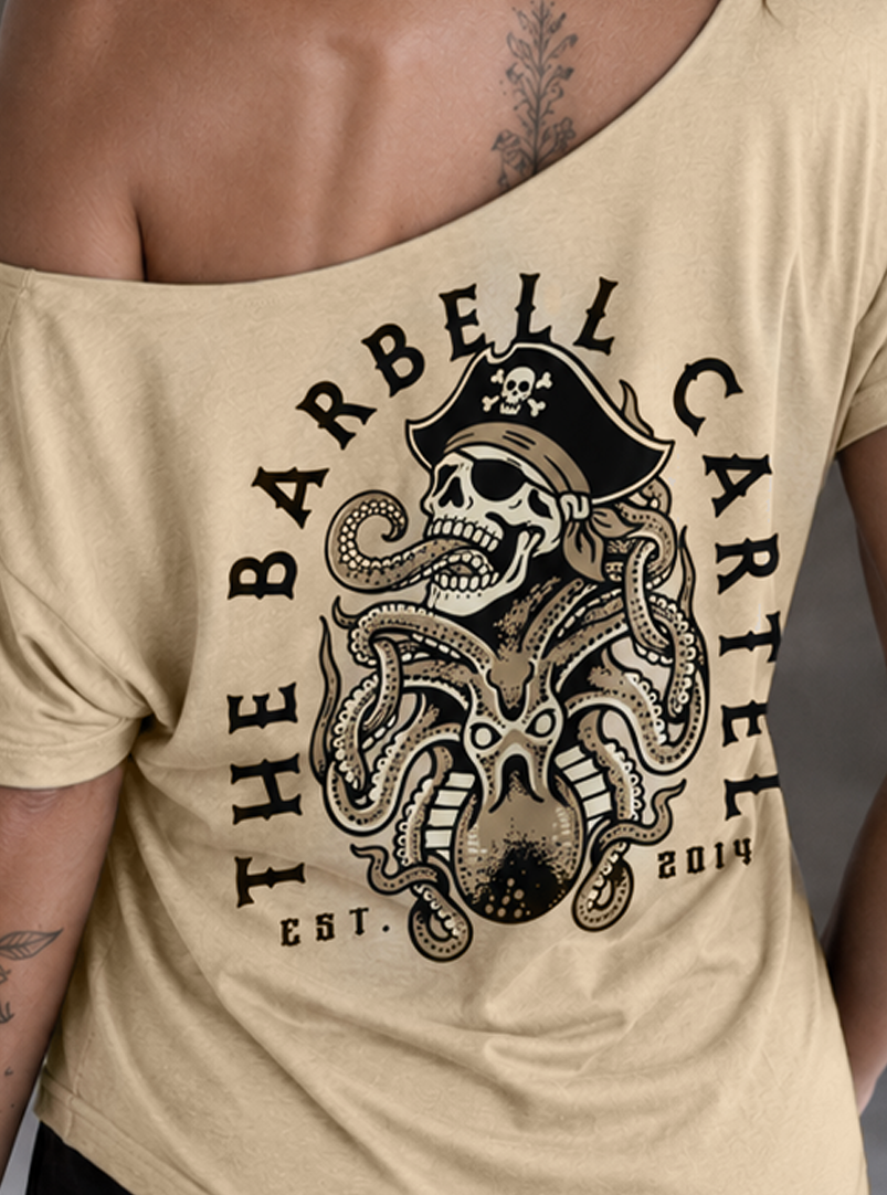 Seasick Street Cut T-Shirt - Heather Tan (Limited Edition)