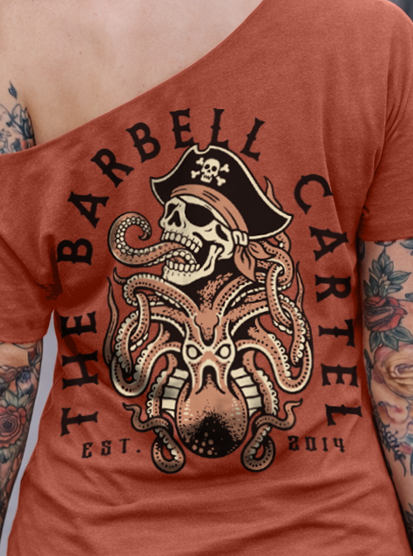 Seasick Street Cut T-Shirt - Redwood