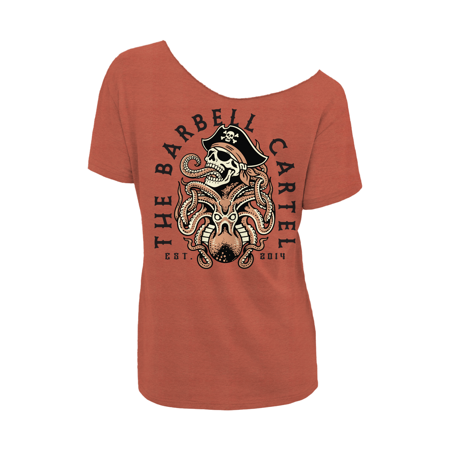 Seasick Street Cut T-Shirt - Redwood