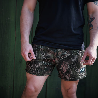 Speed Short 5" - Woodland Forest Camo