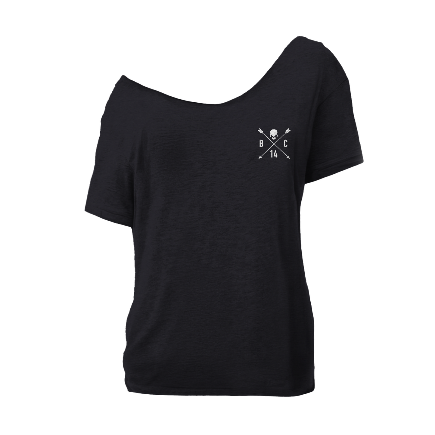 Skull & Arrow Street Cut T-Shirt - Black