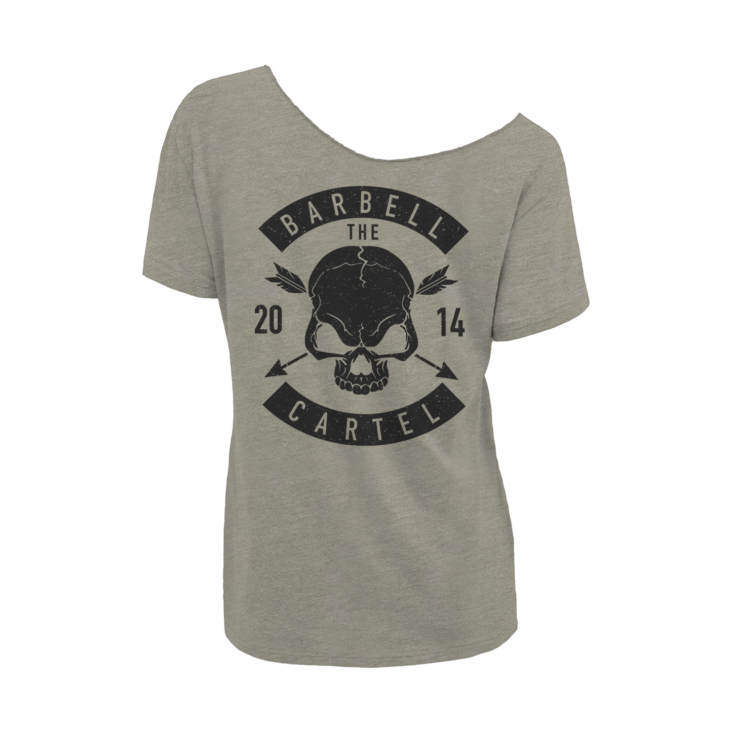 Skull & Arrow Street Cut T-Shirt - Stone Grey