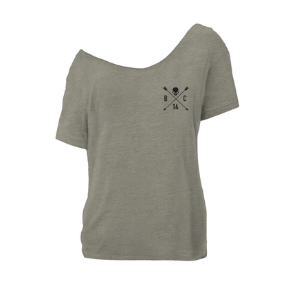 Skull & Arrow Street Cut T-Shirt - Stone Grey