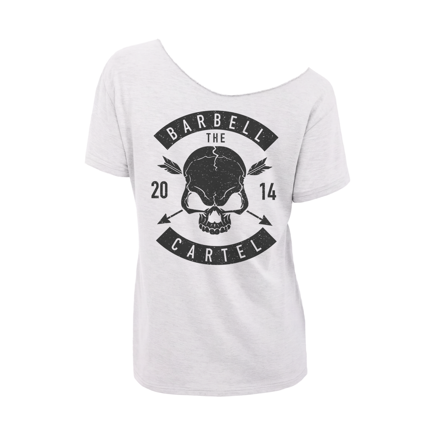 Skull & Arrow Street Cut T-Shirt - White