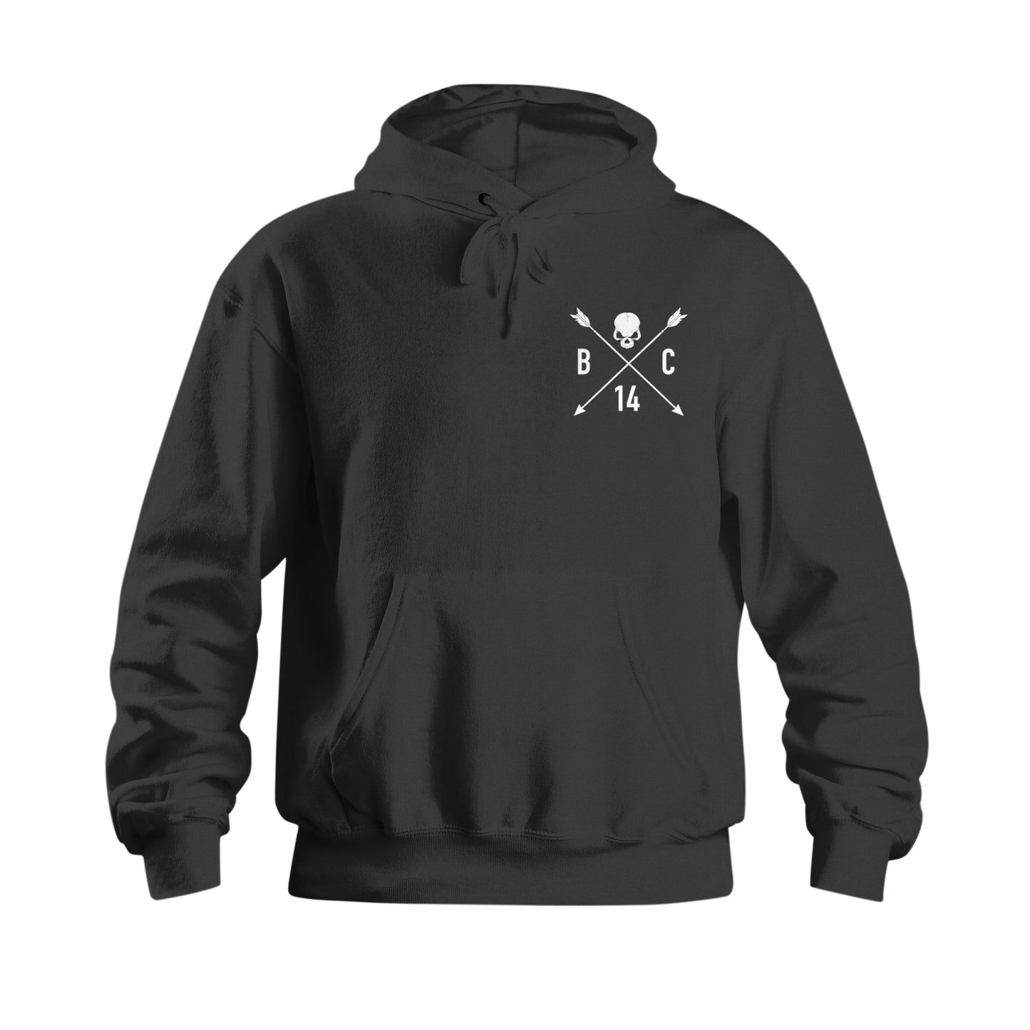 Skull & Arrow Hoodie - Black