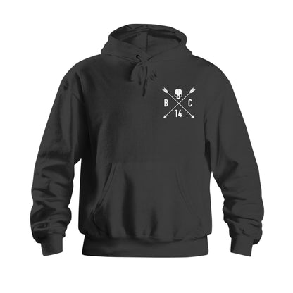 Skull & Arrow Hoodie - Black