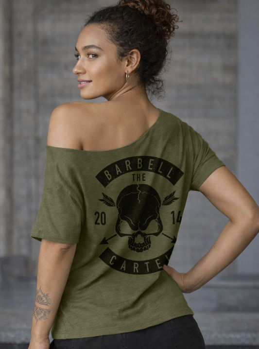 Skull & Arrow Street Cut T-Shirt - Military