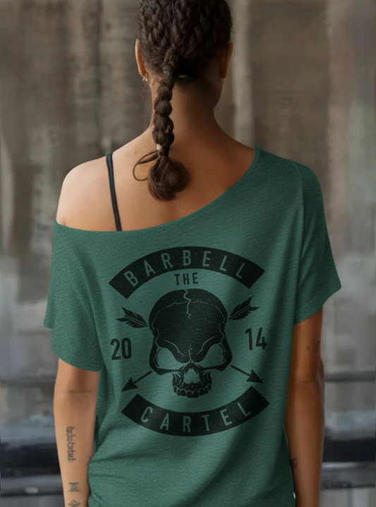 Skull & Arrow Street Cut T-Shirt - Heather Forest Green (Limited Edition)