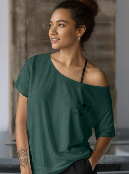 Skull & Arrow Street Cut T-Shirt - Heather Forest Green (Limited Edition)