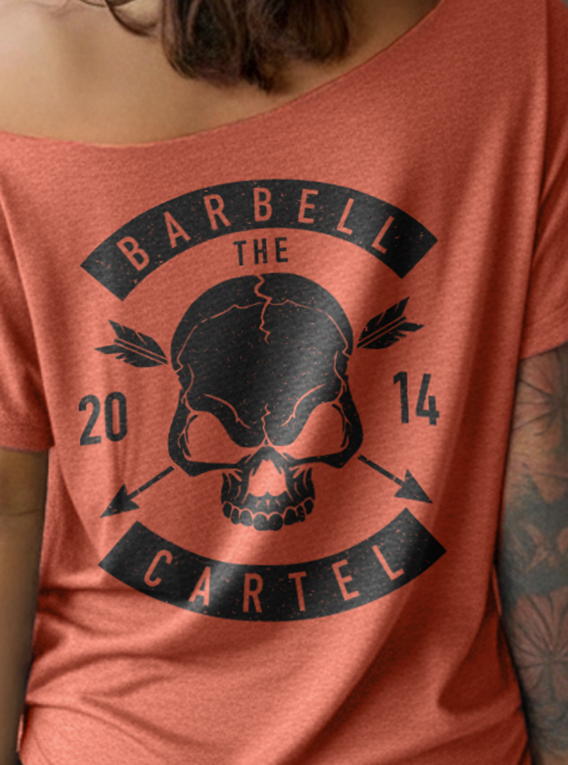 Skull & Arrow Street Cut T-Shirt - Redwood