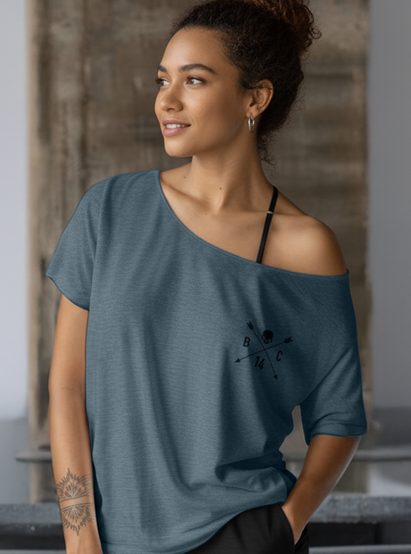 Skull & Arrow Street Cut T-Shirt - Slate