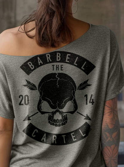 Skull & Arrow Street Cut T-Shirt - Stone Grey