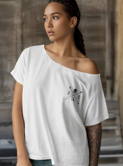 Skull & Arrow Street Cut T-Shirt - White