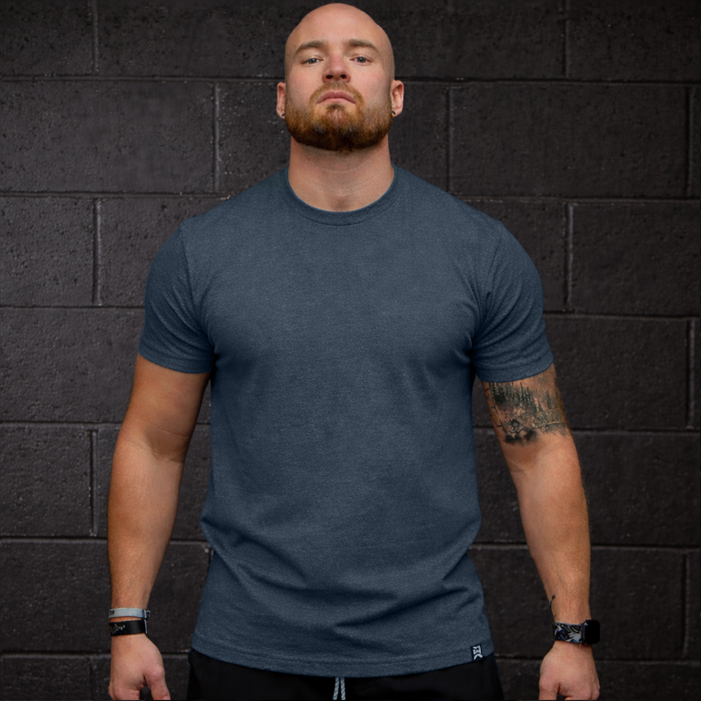 Foundation T-Shirt – Heather Navy